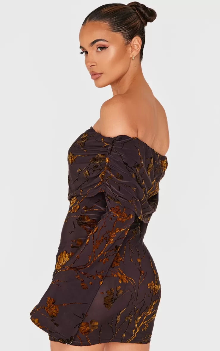 PrettyLittleThing Foldover Devoure Mini Dress< Mini Dresses