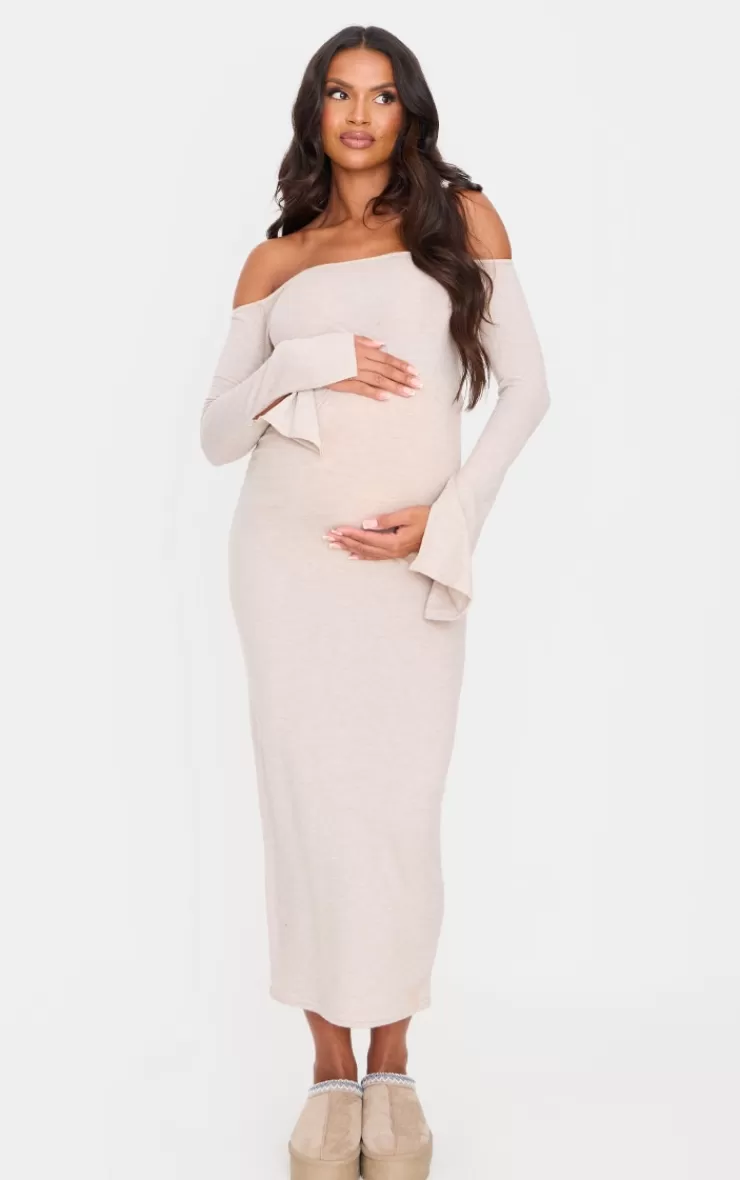 PrettyLittleThing Maternity Brushed Midaxi Dress< Bodycon Dresses