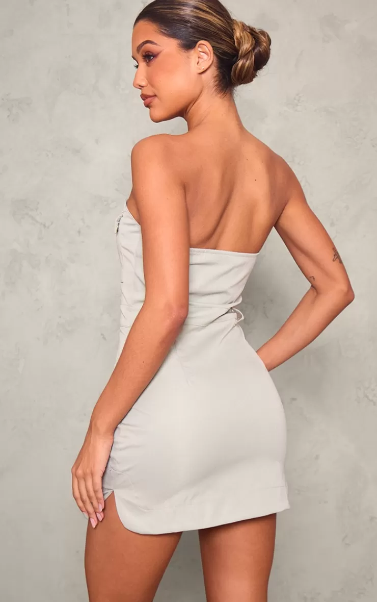 PrettyLittleThing Cargo Pocket Bodycon Dress< Mini Dresses