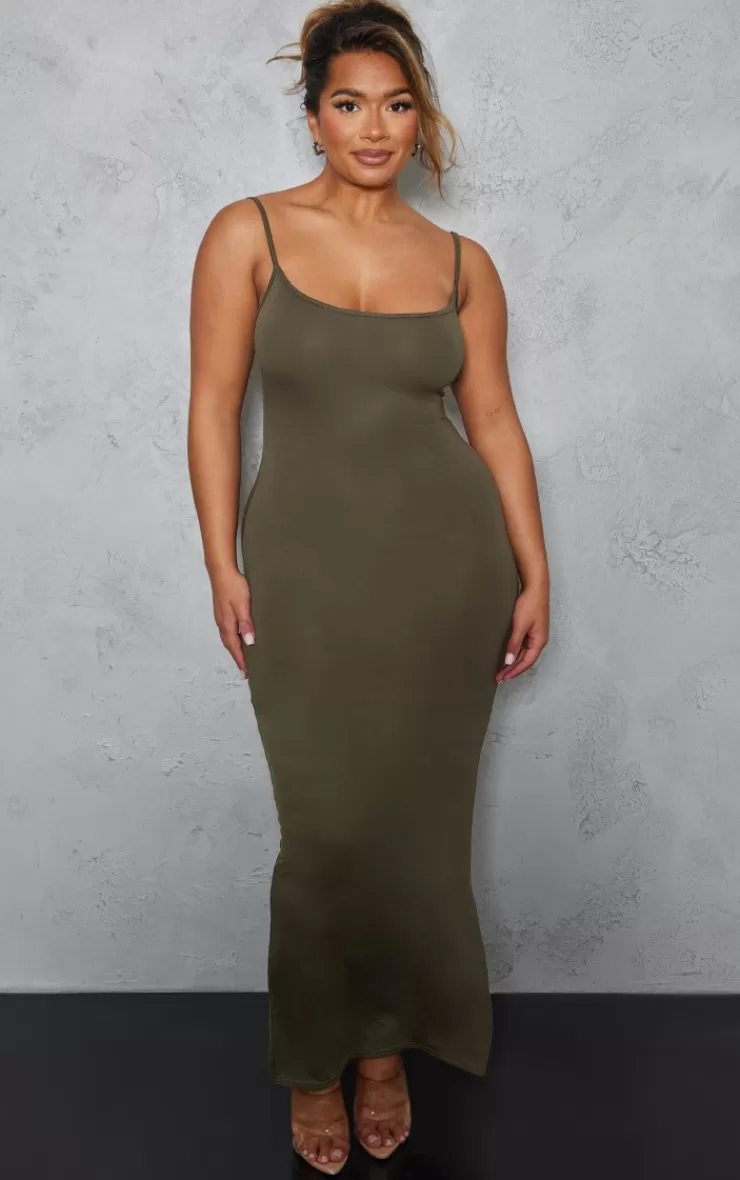 PrettyLittleThing Shape Jersey Strappy Maxi Dress< Wedding Guest Dresses